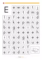 Vorschau - Arbeitsblätter - Labyrinth zur Wiederholung der Groß- und Kleinbuchstaben - Seite 3