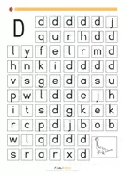 Vorschau - Arbeitsblätter - Labyrinth zur Wiederholung der Groß- und Kleinbuchstaben - Seite 2