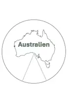 Vorschau - Mal- und Bastelvorlagen - Bastelvorlage zum Kontinent Australien - Deckblatt