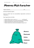 Vorschau - Stundenentwürfe - Materialpaket: Eigenschaften von Plastik: Kein Müll mehr! Meer! (Plastisches Arbeiten, Kunst, Recycling) - Seite 1