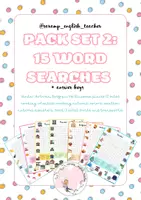 Vista previa - Hojas de trabajo - PACK WORD SEARCHES & CROSSWORDS - página 2