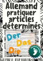Aperçu - Feuilles d'exercices - Allemand - exercer les articles déterminés - Page de couverture
