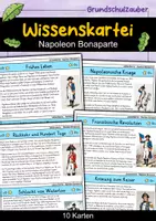 Vorschau - Bildkarten - Napoleon Bonaparte - Wissenskartei - Berühmte Persönlichkeiten - Deckblatt