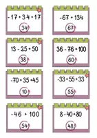 Vorschau - Spiele - Mathe Bingo 112 Aufgaben Potenzen negative Zahlen Größen - Seite 2