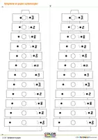 Aperçu - Fiches - Document à photocopier - xylophone / carillon en papier avec code de couleurs - Page 2