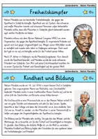 Vorschau - Bildkarten - Nelson Mandela - Wissenskartei - Berühmte Persönlichkeiten - Seite 1