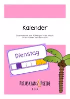 Vorschau - Bildkarten - Dauerkalender fürs Klassenzimmer - Deckblatt