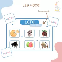 Aperçu - Jeux - Loto : série bleue Montessori - Page de couverture