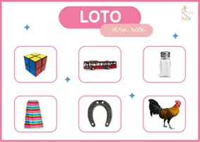 Aperçu - Apprentissages en autonomie - Loto : série rose Montessori - Page 2