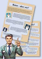 Vorschau - Arbeitsblätter - Wie kann man beten? Die Arten von Gebeten - Deckblatt