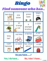 ดูตัวอย่าง - Do You Have - Bingo "มีหรือไม่มี - บิงโก" - หน้า 1