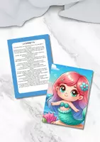 anteprima - Altro tipo di materiale - La sirenetta - storia in stampatello maiuscolo - Pagina di copertina