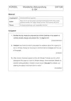 Vorschau - Klassenarbeiten - Englisch mündliche Abiturprüfung NRW Globalization - Seite 1