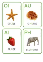 Aperçu - Apprentissages en autonomie - Cartes graphèmes sons complexes - Page 3