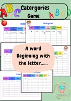 Aperçu - Jeux - Jeu des catégories - Défi de vocabulaire ! - Page de couverture