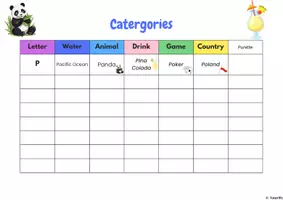 Aperçu - Jeux - Jeu des catégories - Défi de vocabulaire ! - Page 3