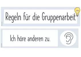 Vorschau - Poster - Regeln für die Gruppenarbeit (Visualisierung) - Seite 3