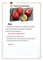 Aperçu - Apprentissages en autonomie - Sami et les fruits - Page 1