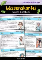 Vorschau - Arbeitsblätter - Queen Elizabeth MEGABUNDLE - Wissenskartei, Lückentext, Steckbrief, Suchsel - Seite 1
