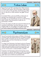 Vorschau - Bildkarten - Siegmund Freud - Wissenskartei - Berühmte Persönlichkeiten - Seite 1