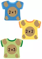 Vista previa - Tarjetas / Manipulativos - LA COLADA DE LAS MULTIPLICACIONES: tablas de multiplicar - página 2