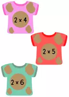 Vista previa - Tarjetas / Manipulativos - LA COLADA DE LAS MULTIPLICACIONES: tablas de multiplicar - página 3