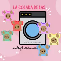 Vista previa - Tarjetas / Manipulativos - LA COLADA DE LAS MULTIPLICACIONES: tablas de multiplicar - Portada