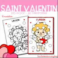 Aperçu - Fiches - Je tamponne la Saint Valentin - Do-a-dot - Page de couverture