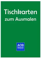 Vorschau - Mal- und Bastelvorlagen - Namensschilder fürs Seniorenheim zum Ausmalen - Deckblatt