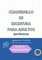 Vista previa - Hojas de trabajo - CUADERNILLO DE ESCRITURA ADULTOS (CONSONANTES MAYÚSCULAS) - Portada