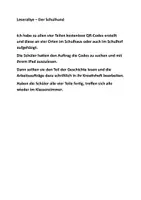 Vorschau - Arbeitsblätter - Leserallye Schulhund Cover - Seite 1
