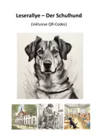 Vorschau - Arbeitsblätter - Leserallye Schulhund Cover - Deckblatt