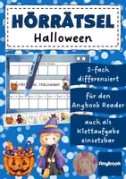 Vorschau - Arbeitsblätter - AnybookPro Material: Hörrätsel Halloween - Deckblatt