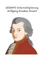 Vorschau - Stundenentwürfe - GESAMTE Unterrichtsplanung - Mozart - Deckblatt