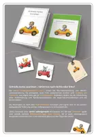Vorschau - Stationenlernen - Klettmappen | rechts oder links, schnelle Autos | Lev. 1+2 - Seite 1