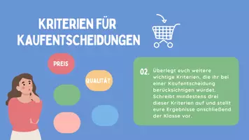 Vorschau - Arbeitsblätter - Kriterien für Konsumentscheidungen - Seite 3