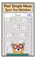 anteprima - Esercizi - Past Simple Maze - Spot the Mistakes (Inglese) - Pagina di copertina