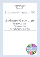 Vorschau - Fördermaterial/Inklusion - Legematerial Zahlenstrahl 1000 - Fördermaterial - Deckblatt