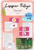 Vorschau - Arbeitsblätter - Bundle: Lesespur-Trilogie: Sommer (Kl. 4) - Seite 1