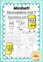 Vorschau - Arbeitsblätter - Materialpaket - Minihefte zum kleinen Einmaleins - Seite 1