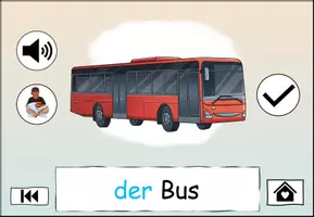 Vorschau - Audio-Dateien - Interaktives Wortschatztraining "Öffentliche Verkehrsmittel" Fahrzeuge DaZ / DaF / Deutsch - Seite 3