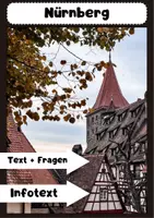 Vorschau - Arbeitsblätter - Nürnberg: 6 Fragen zum Text - Deckblatt