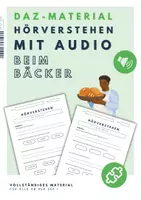 Vorschau - Fördermaterial/Inklusion - DaZ/DaF MIT AUDIO - Hörverstehen beim Bäcker - Deckblatt