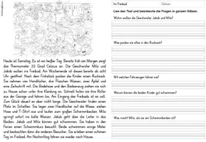 Vorschau - Stationenlernen - Lesen und verstehen | Sommer | Wimmelbild - Seite 2