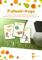 Vorschau - Stundenentwürfe - Kinderyoga Stundenbild ,Fußball-Yoga’ - Deckblatt