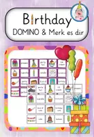 Vorschau - Spiele - Birthday: Domino und Merk es dir! - Deckblatt