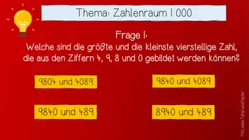 Vorschau - Spiele - Schuljahresende / Schuljahresanfang Wiederholung Mathe Klasse 3 und 4 - Das interaktive Quiz - Seite 3