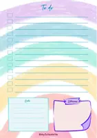 Aperçu - Outils du professeur - Fiche To Do list avec Post It : Organisation Enseignant - Page 1
