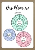 Vorschau - Mal- und Bastelvorlagen - Das kleine 1x1 - Kreise legen - Deckblatt