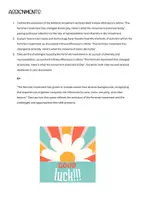 Vorschau - Test - 2 Klausurvorschläge mit EWH, gender issues, women`s rights, feminism, mock exam, Abitur, mündliche Abiturprüfung - Seite 2